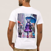 Bella Canvas Jersey Manches courtes T-shirt Kitten (Dos)