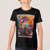 Bella+Canvas Jeugd Tri-Blend Shirt (Voorkant)