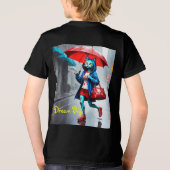 Bella+Canvas Jeugd Tri-blend T-shirt (Achterkant)