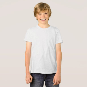 Bella+Canvas Jeugd Tri-blend T-Shirt, Wit, Shirt