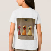 Bella+Canvas Jeugd Tri-blend T-Shirt, Wit, Tri-Blend Shirt (Achterkant)