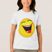 Bella+Canvas Jeugd Tri-blend T-Shirt, Wit, Tri-Blend Shirt (Voorkant)