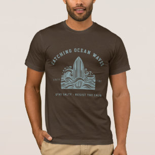 Bella Canvas Surfboard & Wave T-shirt