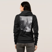 Bella+Canvas Sweat à capuche fermeture éclair (Dos entier)