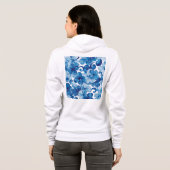 Bella+Canvas Sweat à capuche fermeture éclair (Dos entier)