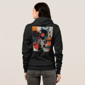 Bella+Canvas Sweat à capuche fermeture éclair (Dos entier)