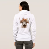 Bella+Canvas Sweat à capuche fermeture éclair (Dos entier)