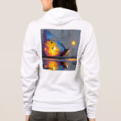 Bella+Canvas Sweat à capuche fermeture éclair (Dos)