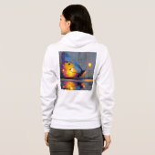 Bella+Canvas Sweat à capuche fermeture éclair (Dos entier)