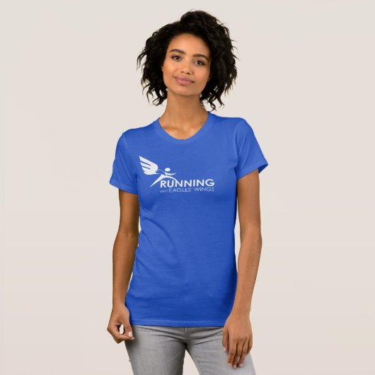 Bella Canvas T-shirt: met Eagles' Wings T-shirt (Voorkant volledig)