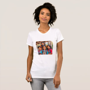 Bella+Canvas T-shirt voor dames met dunne vulling