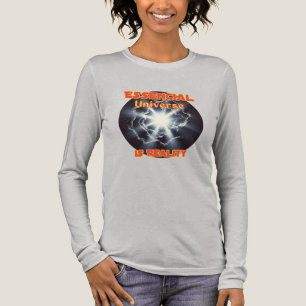 Bella+Canvas Tri-blend lange mouw shirt, effen zwa Shirt