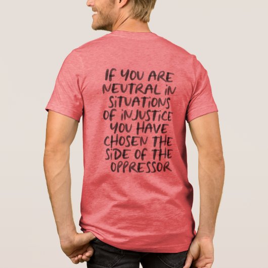 Bella+Canvas Tri-Blend Shirt (Achterkant)