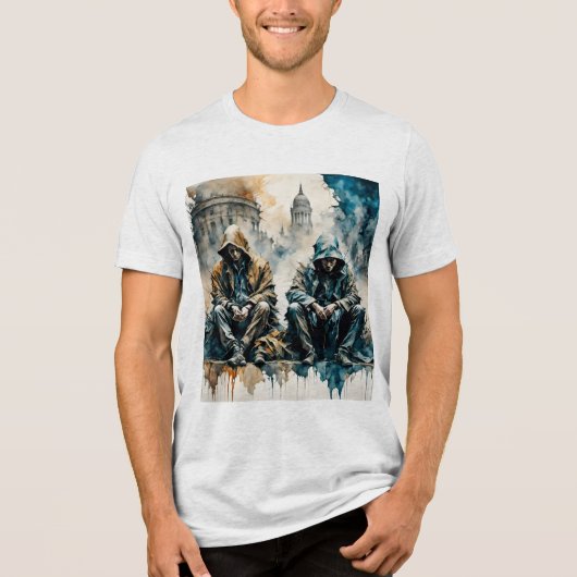 Bella+Canvas Tri-blend T-shirt (Voorkant)