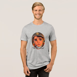 Bella+Canvas Tri-blend T-Shirt, Effen Zwart Trible Shirt