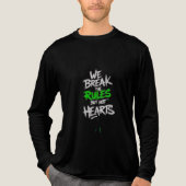 Bella Canvas Tri-blend T-shirt met lange mouwen (Voorkant volledig)