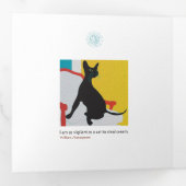 Bella Cat 1-3 drievoudige kaart (Binnenzijde eerst)