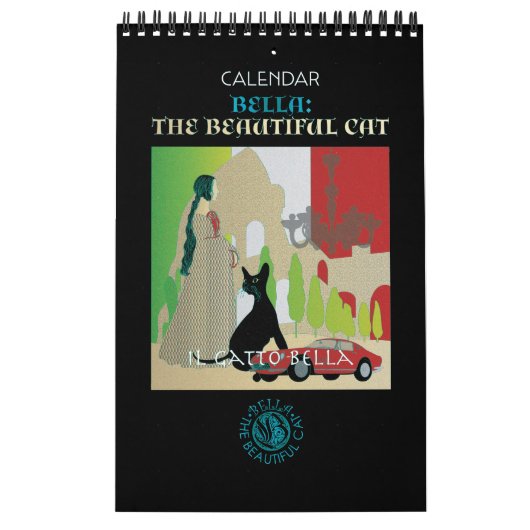 Bella: De prachtige kattenkalender Kalender (Hoes)