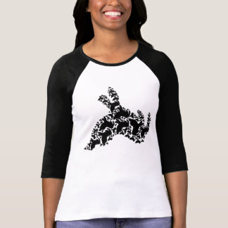 Bella des femmes Multi-Nudibranch 3/4 T-shirt de