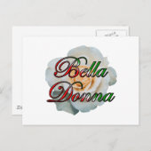 Bella Donna (mooie dame) Briefkaart (Voorkant / Achterkant)