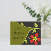 Bella Flora Bewaar de datum Briefkaarten (Staand voorkant)