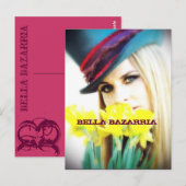 BELLA -Flowers-Briefkaart Briefkaart (Voorkant / Achterkant)