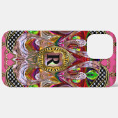 Bella FunHouse Monogram Hoesje-Mate iPhone Case (Achterkant / Rechts)
