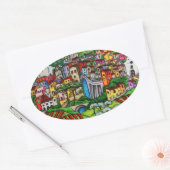 Bella Guardia Ovale Sticker (Envelop)