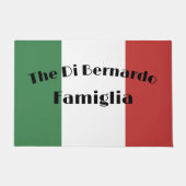 Bella Italia Welkom Deurmat Vlag van Italië (Voorkant)