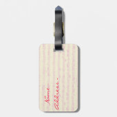 Bella Italy peony Bagagelabel (Achterkant verticaal)