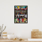 Bella : La belle affiche du chat 18"x24" (Cuisine)