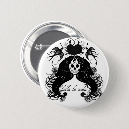 Bella la Vida Button (Voorkant /achterkant)