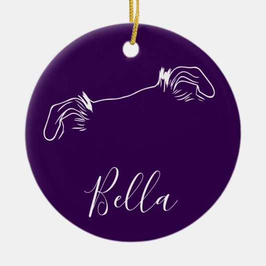 Bella Ornament (Paw Prints) (Voorkant)