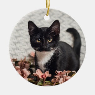Bella-Roos Keramisch Ornament