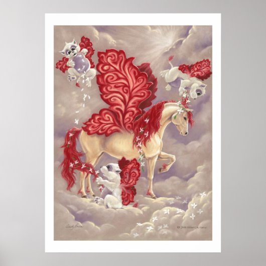 Bella Sara Anemone - gedrukte tekst Poster (Voorkant)