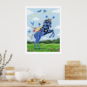 Bella Sara Bluebell - afdrukken Poster (Keuken)