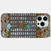 Bella Verre French Girly VII Monogram Case-Mate iPhone Case (Achterkant (horizontaal))