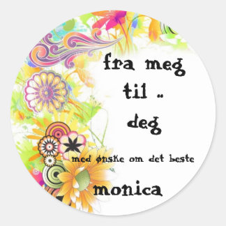 bellababells meg&deg ronde sticker