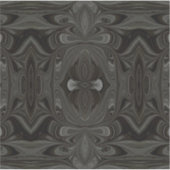 Belladonna Abstract Black and Gray Fluid Art Sticker (Voorkant)