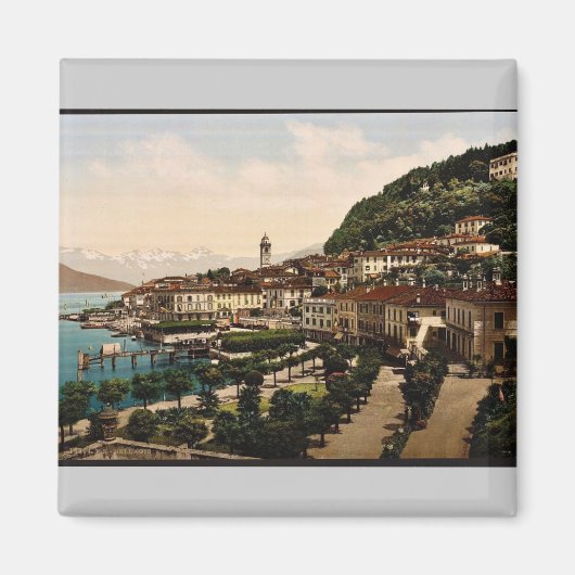 Bellagio, algemeen uitzicht, Como, Meer van Italië Magneet (Voorkant)