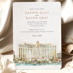 Bellagio Hotel & Casino Las Vegas Huwelijk Kaart