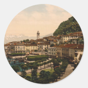 Bellagio II, Lake Como, Lombardije, Italië Ronde Sticker