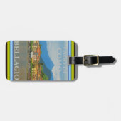 Bellagio Italië Poster Bag Label Bagagelabel (Voorkant horizontaal)