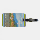 Bellagio Italië Poster Bag Label Bagagelabel (Achterkant horizontaal)