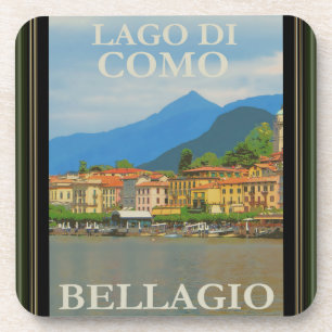 Bellagio Italie Poster Dessous de verre