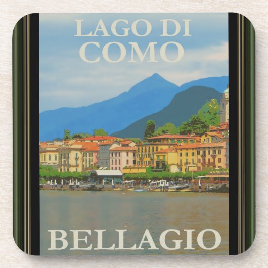 Bellagio Italie Poster Dessous de verre (Devant)