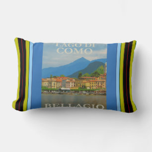 Bellagio Italie Poster Lumbar Coussin