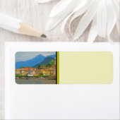 Bellagio Italy Poster Return Address Label (Insitu)