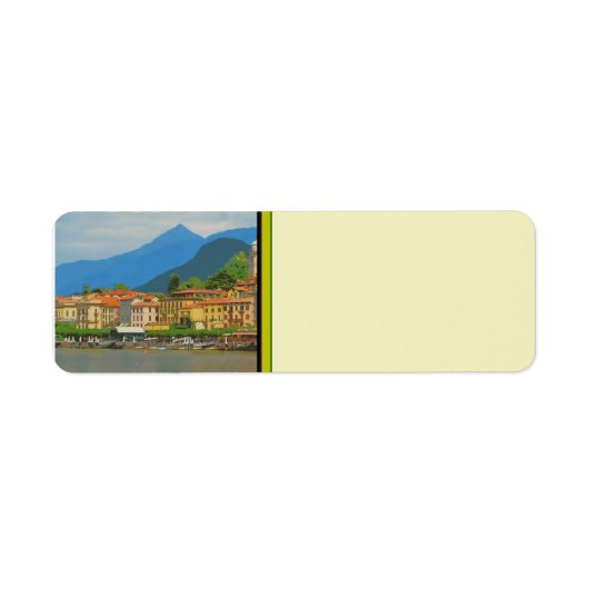 Bellagio Italy Poster Return Address Label (Voorkant)