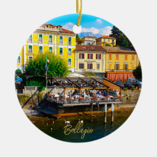 Bellagio Lombardy Lake Como Italy Waterfront Keramisch Ornament